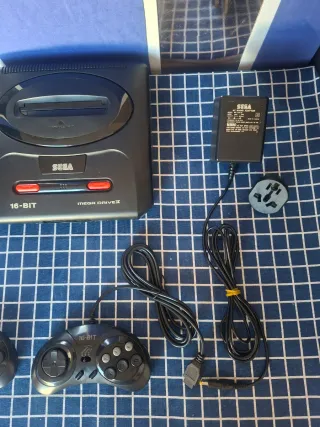 MEGADRIVE 2 ORIGINAL COMPLETA 2 MANDOS