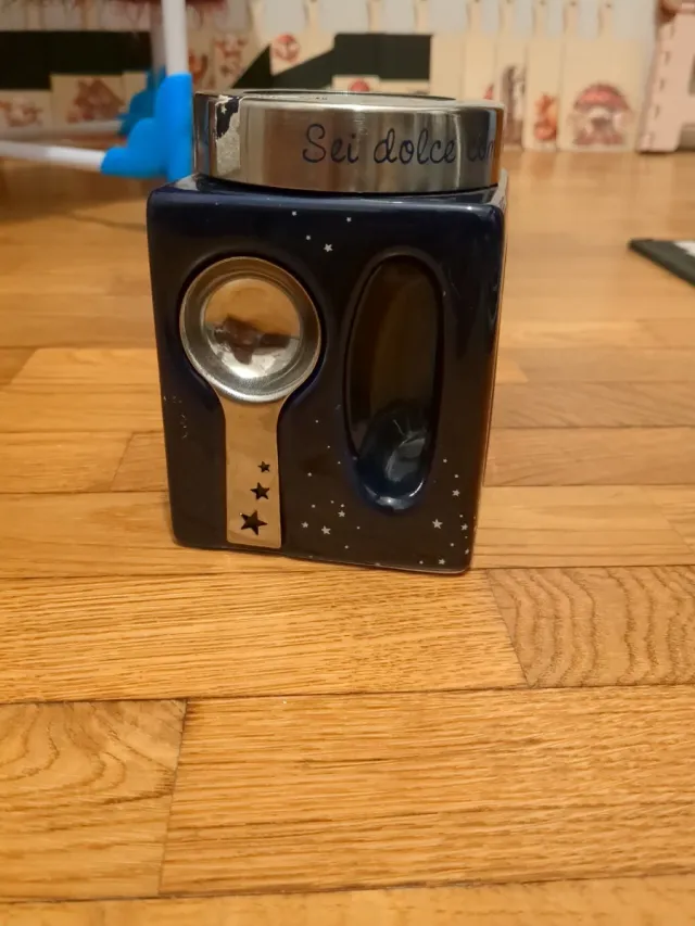 Zuccheriera Baci Perugina Ceramica Blu