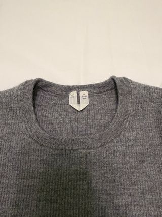 ARKET Jersey Lana Merino Canalé Gris XS COMO NUEVO