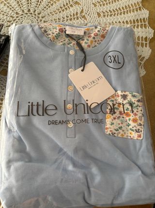 Little Unicorn Camisón Bata Talla XXXL