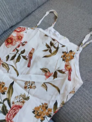 Vestido corto floral verano