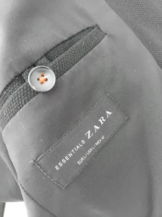 Blazer uomo Zara Essentials nero
