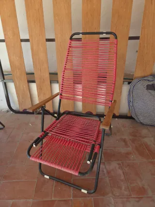 Set di due poltrone scoubidou vintage anni '60