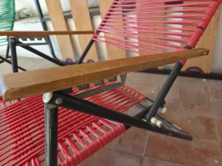 Set di due poltrone scoubidou vintage anni '60