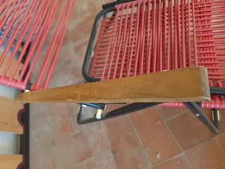 Set di due poltrone scoubidou vintage anni '60