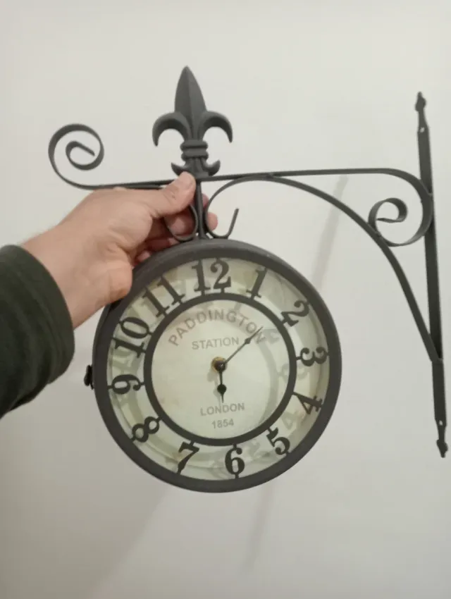 Reloj de Pared Estilo Estación Londres