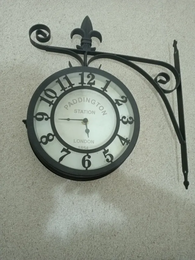 Reloj de Pared Estilo Estación Londres