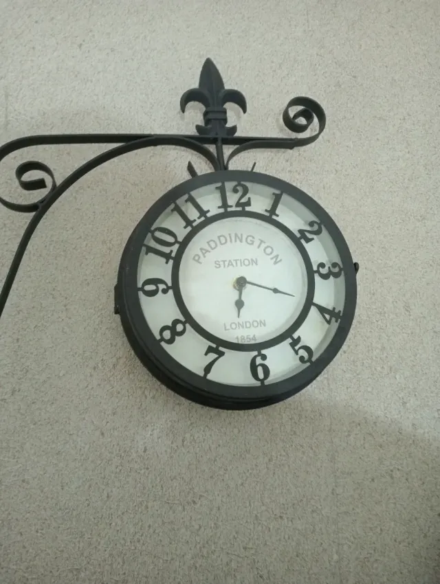 Reloj de Pared Estilo Estación Londres