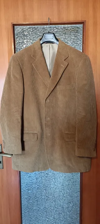 Giacca in velluto marrone L/XL