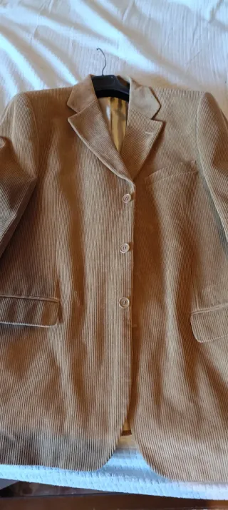 Giacca in velluto marrone L/XL