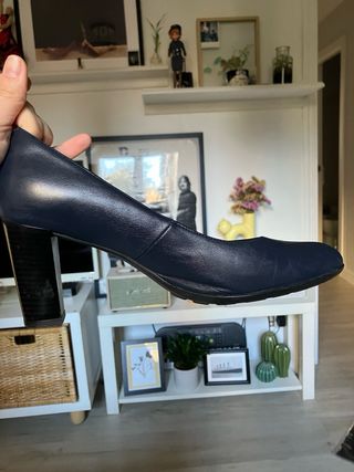 Zapatos de azafata aerolínea, azul 42