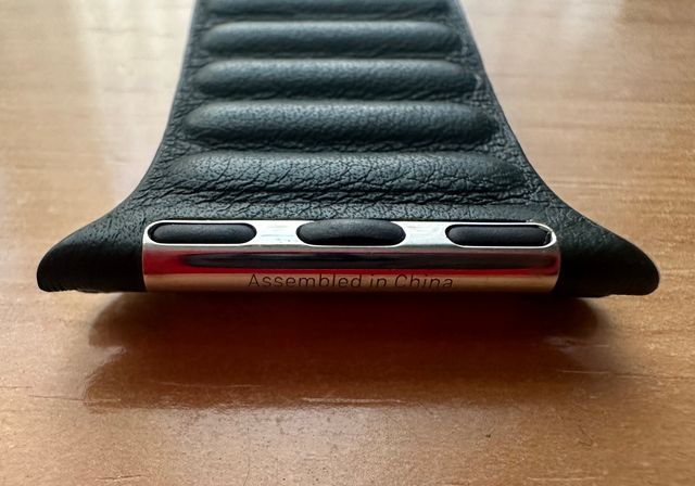 Pulseira de Couro Sequoia Verde para Apple Watch 41mm S/M