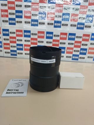 Extractor en línea 150 mm con caudal ajustable FANGOFAST