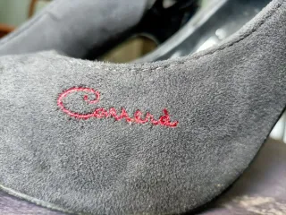 Décolleté scamosciate Carrera grigio scuro 15cm