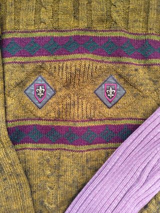 Jersey Missoni Vintage + Jersey Zara Rosa