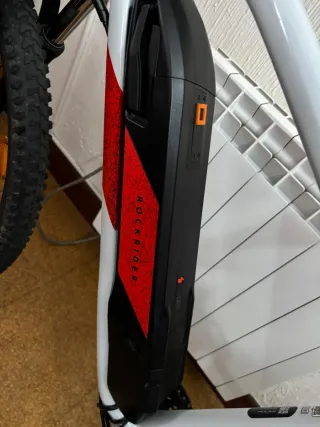 Bicicleta Eléctrica Rockrider Blanca Talla M