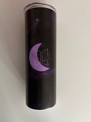 Botella de agua temática espacial