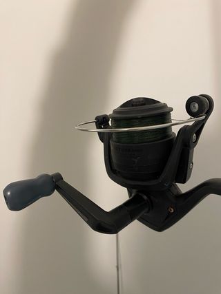 Caña de pescar con carrete spinning