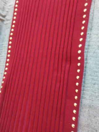 Vestido de invierno granate sin mangas