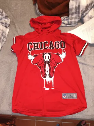 Camiseta con capucha Chicago Bulls Talla L