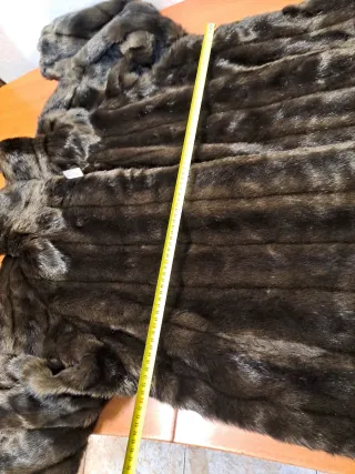 Abrigo pelo vintage talla única