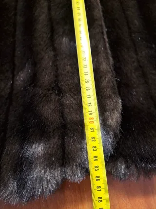 Abrigo pelo vintage talla única