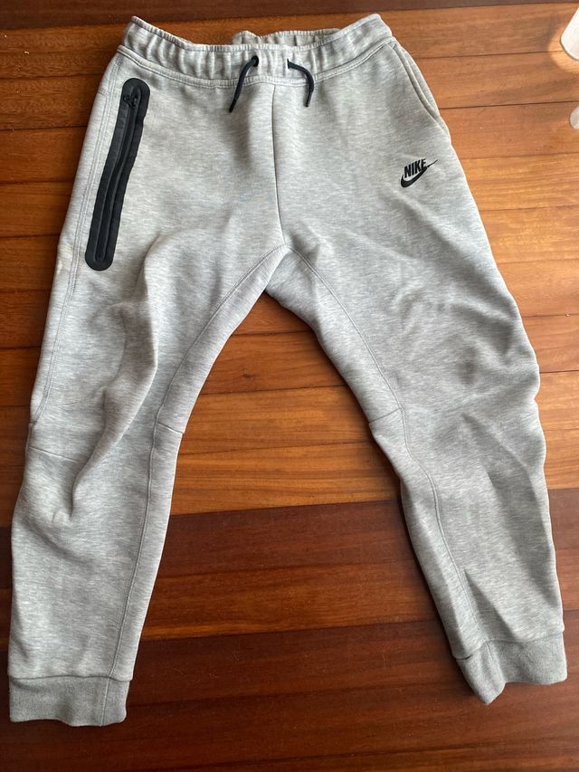 Pantalon Nike Tech Talla L Junior Gris