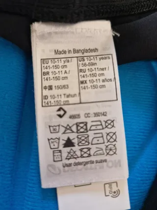 Pantalón ciclista y guantes niño