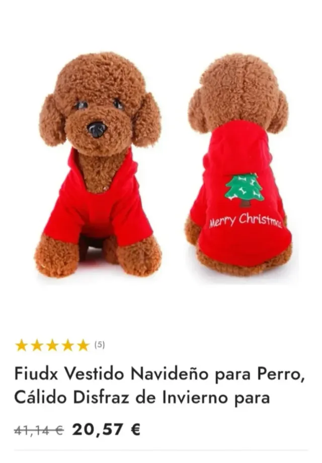 Polar Perro Merry Christmas. Talla XS
