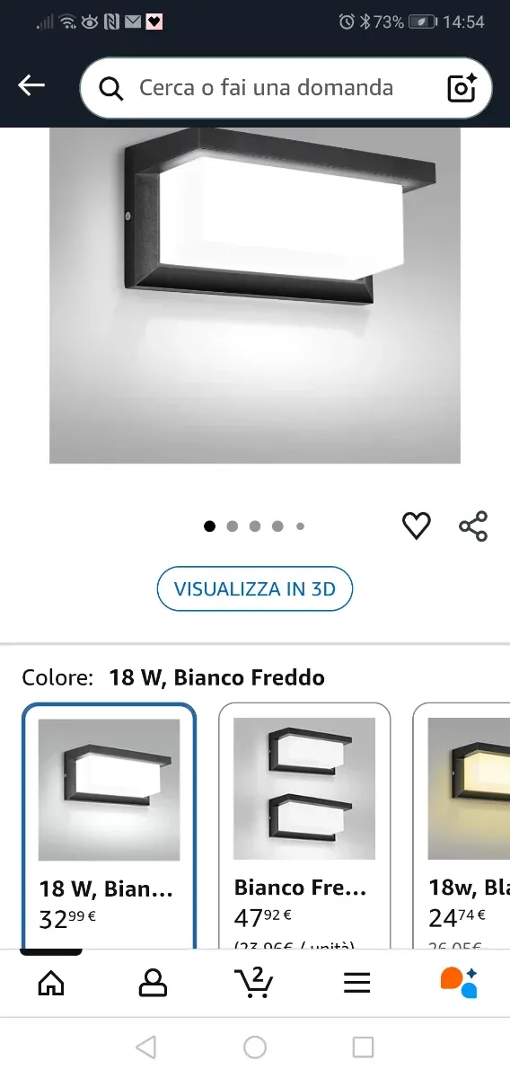 Luce da esterno Tacoma 14x14x28