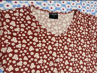 Pijama tacto seda floral