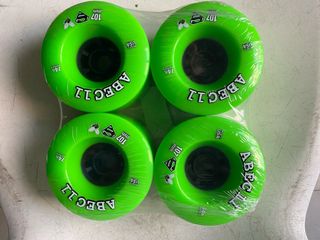 Ruedas Longboard ABEC-11 107mm 74A Verde