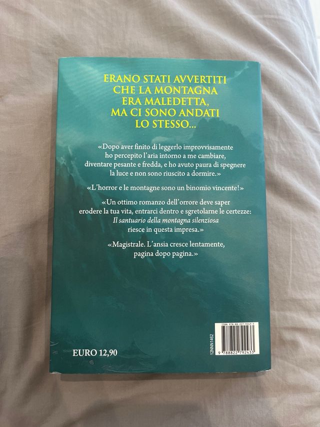 libro "il santuario della montagna silenziosa"