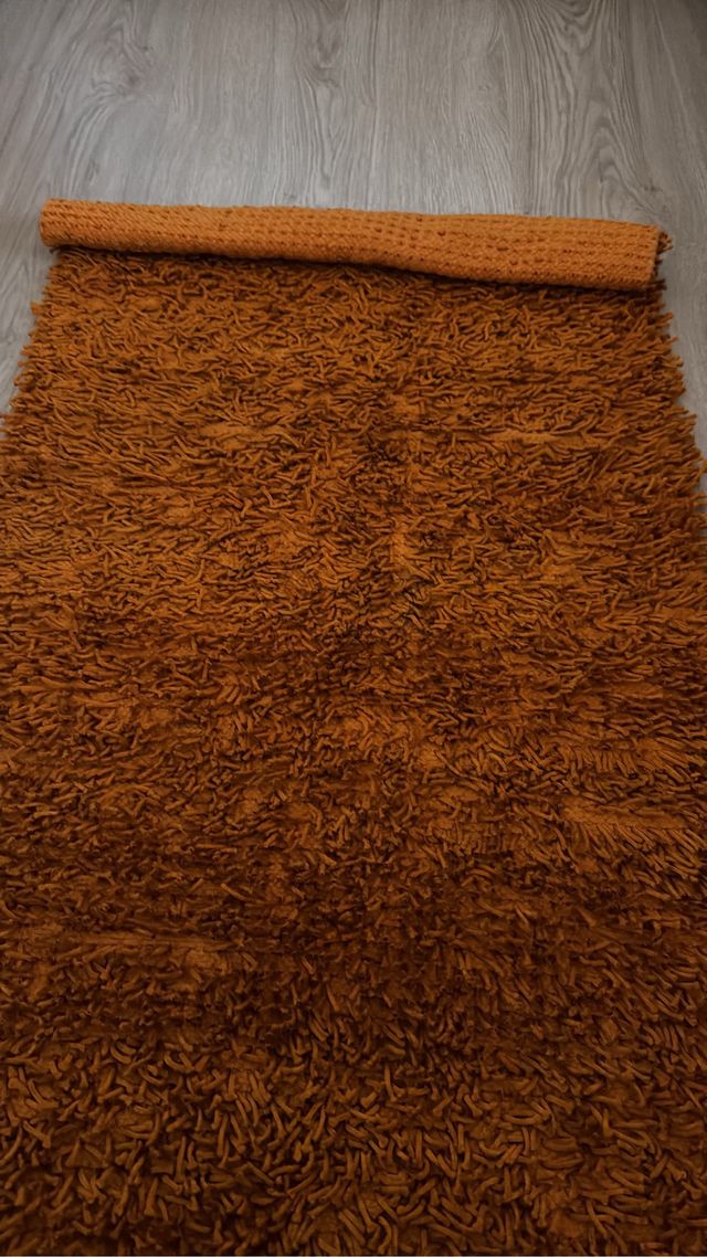 Alfombra Naranja Shaggy