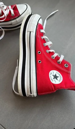 Converse Chuck Taylor Plataforma Rojas