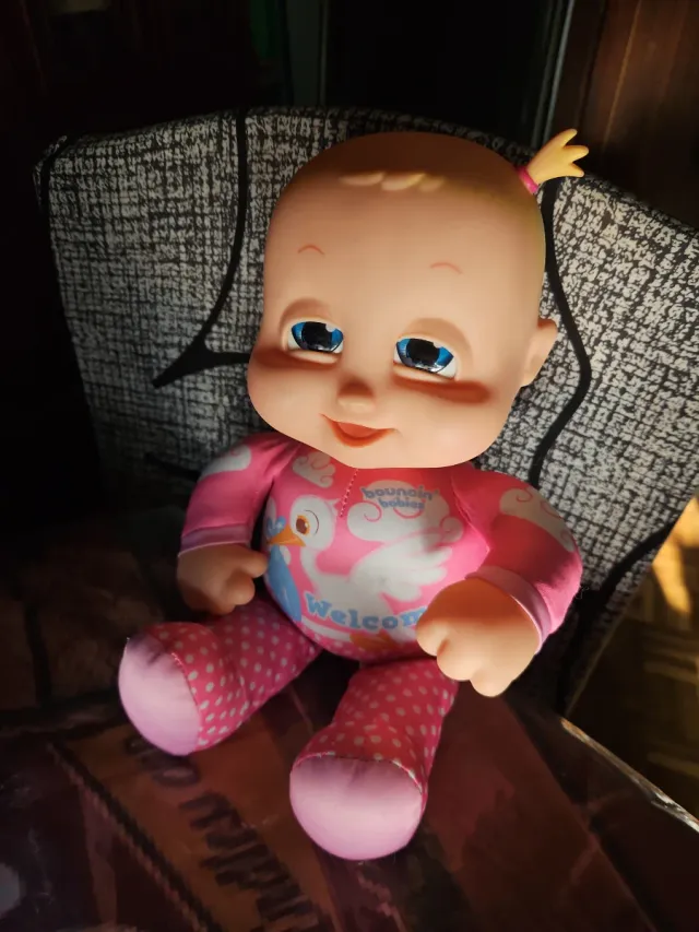 Benvenuto pupazzo neonato rosa