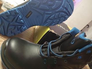 Zapatos de seguridad FORLI negros y azules