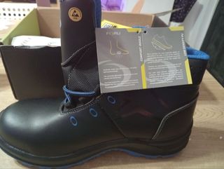 Zapatos de seguridad FORLI negros y azules