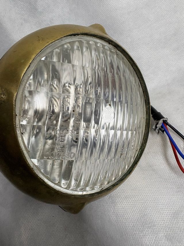 Faro Custom 4” Laton y Negro H4 Homologado