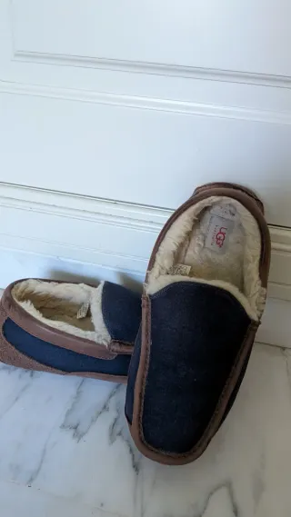 Mocasines UGG Invierno Azul/Marrón