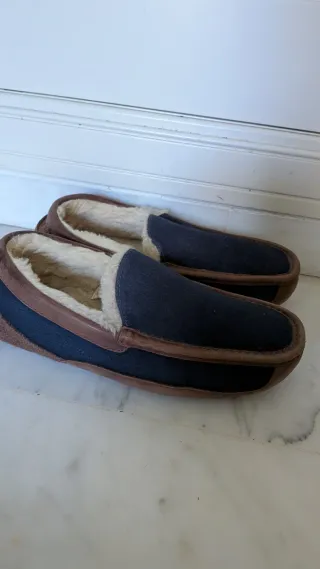 Mocasines UGG Invierno Azul/Marrón