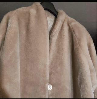 Pelliccia vintage Piu&Piu X beige Tg. M