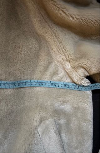 Pelliccia vintage Piu&Piu X beige Tg. M