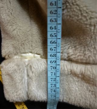 Pelliccia vintage Piu&Piu X beige Tg. M