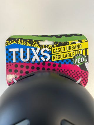 Casco Urbano TUXS con Luz LED - Nuevo