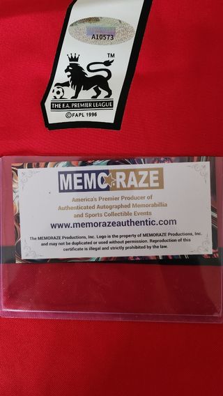 Maglia Cr7 Manchester Un. autografata con COA