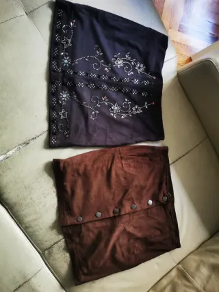 Lote 2 minifaldas Bershka Talla S