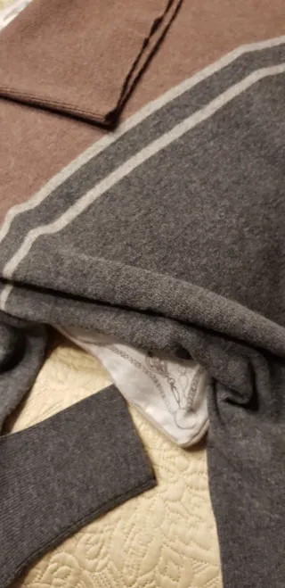 Jersey beige y gris de Rodier