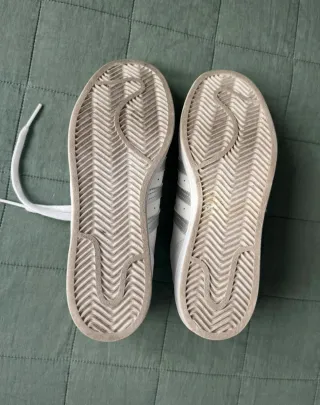 Zapatillas Adidas Superstar Plata Talla 38.5