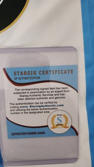 Maglia Messi 10 Argentina autografata con COA